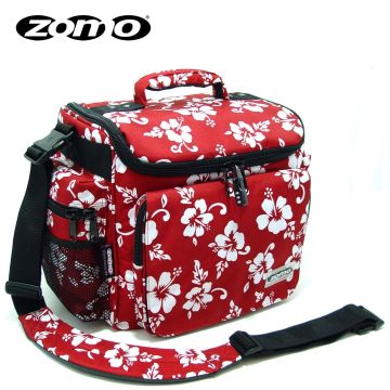 Porta vinili Zomo DJ-Tank nylon flower red