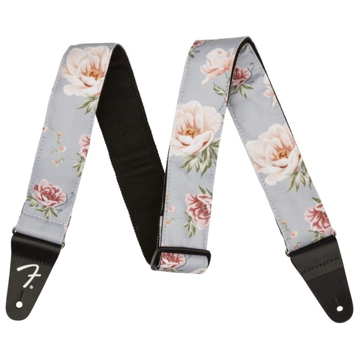 Fender Floral Guitar Strap Gray main product photo
