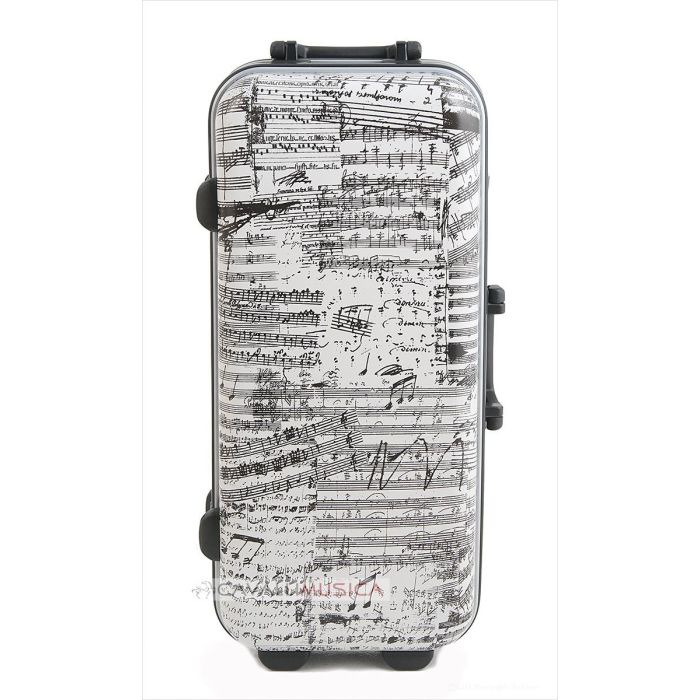Custodia GL cases Sax Alto bianco con note main product photo