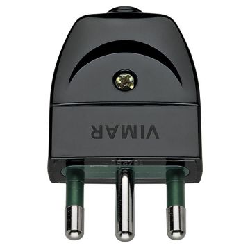 Vimar 00202 Spina 2P+T 16S S17 black 