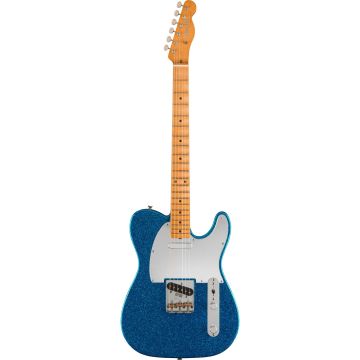 Fender J Mascis Telecaster mn bottle rocket blue flake con borsa