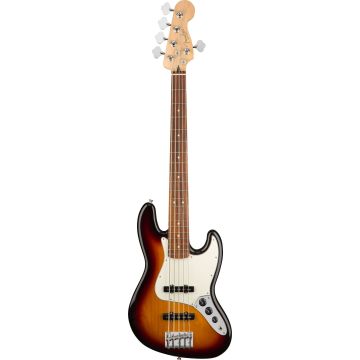 Basso Elettrico 5 corde Fender Player Jazz v pf  3 sunburst