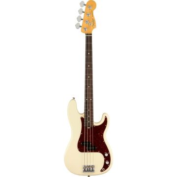 Basso Elettrico Fender American Professional II Precision rw olympic white con custodia