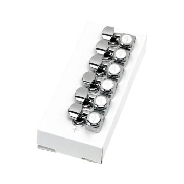 Meccaniche chitarra elettrica mancina Fender Stratocaster/Telecaster cromate lucide Meccaniche chitarra elettrica mancina Fender Stratocaster/Telecaster cromate lucide