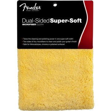 Panno pulizia corpo chitarra Fender Dual-Sided super soft microfibra 