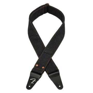 Fender Wrangler riveted denim black Strap