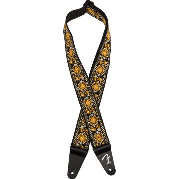 Fender Pasadena Guitar Strap Woven 5cm yellow Lotus