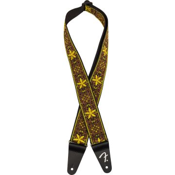 Fender Pasadena Woven Guitar Strap 5cm yellow Wallflower