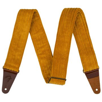 Fender Corduroy Guitar Strap Blaze Gold