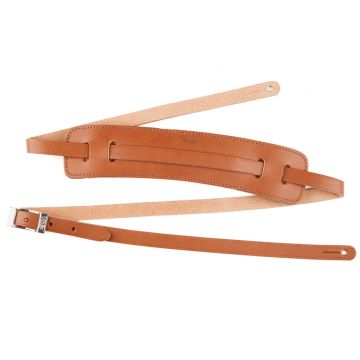 Tracolla Fender pelle di vacchetta Deluxe Vintage 2 cm brown