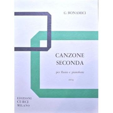 Bonamici Canzone Seconda Flauto & Piano