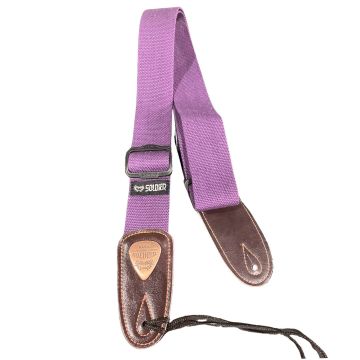 Tracolla chitarra Soldier passamaneria purple