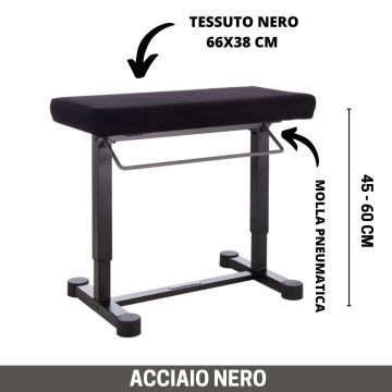 K&M idraulica 14081 nera tessuto