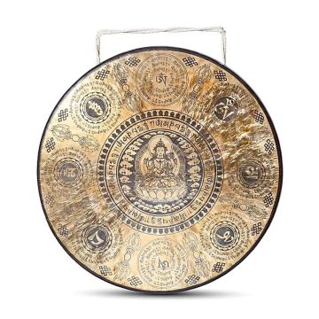 Gong Energy 24" Nepalese con inciso Chenrezig 60cm
