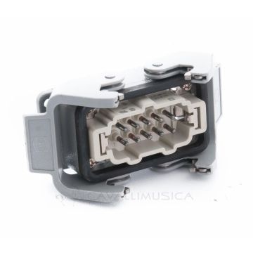 Connettore Harting 17AN 10 E-M industriale maschio