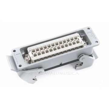 Connettore Harting 17AN 24 E-F industriale femmina 