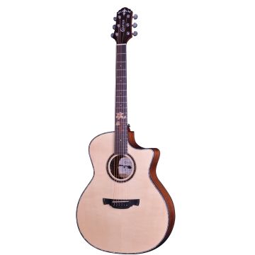 Crafter WFG-MAHO CE cutaway natural con custodia