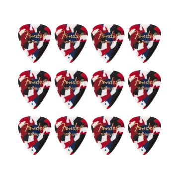 Blister plettri Fender 351 shape Premium medley medium 12pz