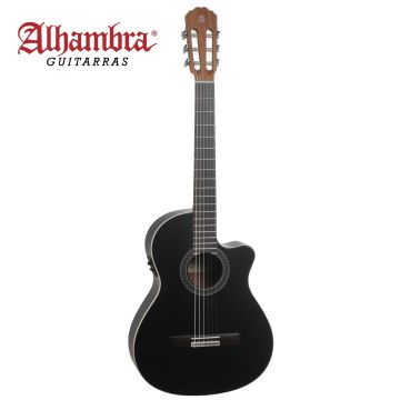 Chitarra Classica Elettrificata Alhambra 1C CW EZ nera satinata