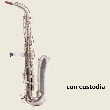 SAX ALTO BEAUNIER PARIS ARGENTATO CON CUSTODIA USATO