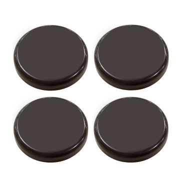 Isolatori per pianoforte 7cm plastica marroni 4pz