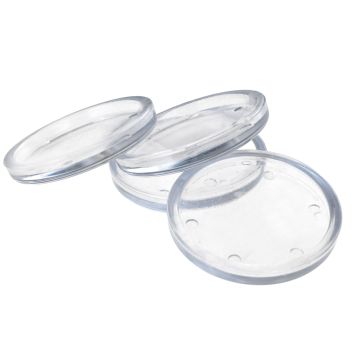 Isolatori per pianoforte 7cm plastica trasparenti 4pz