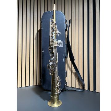 SAX SOPRANO BORGANI VINTAGE N.OBS107 CON CUSTODIA USATO