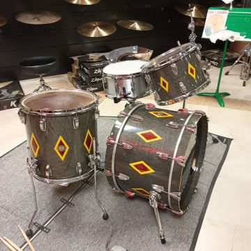 BATTERIA LUDWIG 3PZ LTD 110° ANN.LEGACY MAHOGANY USATA