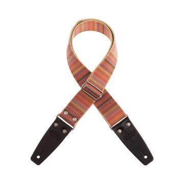 Tracolla chitarra Magrabo' SC Retrò Mexico terminali neri fibbia argento 5 cm