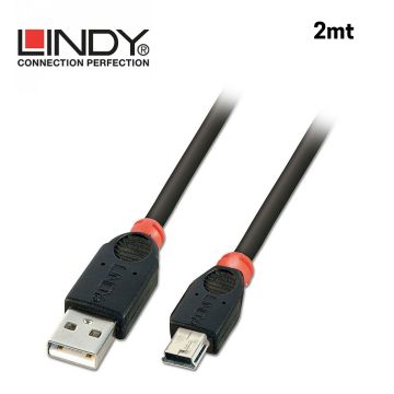 Cavo Lindy usb 2.0 A/Mini-B 2mt