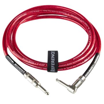 Cavo Jack/Jack angolare 3mt Reference  RIC01BASS-RE-JJR-3-SW rosso