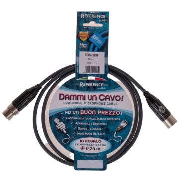 Cavo XLR/XLR 1,25 mt Reference Dammi un cavo!