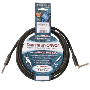 Cavo jack/jack angolare 2,25 mt Reference Dammi un cavo!