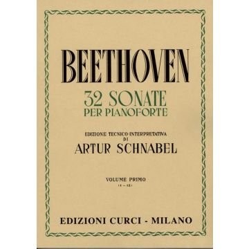 Beethoven 32 Sonate per Pianoforte Vol. I 