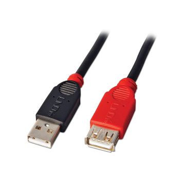 Prolunga USB2 attiva 5mt femmina A Maschio A Lindy 42817 