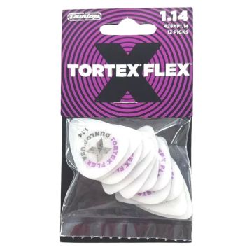 Dunlop 428XP1.14 Blister plettri Tortex Flex X 12pz 1.14mm