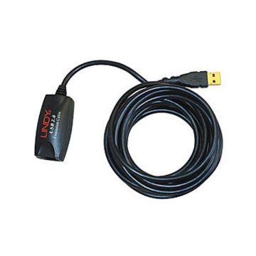 Prolunga USB2 Attiva 5mt femmina A Maschio B Lindy 42915 