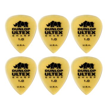 Dunlop 433P1.0 Ultex Sharp 1.0mm 6 pack