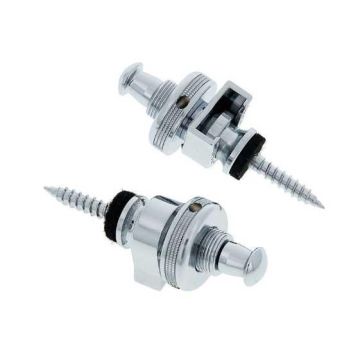 Attacco di sicurezza per tracolla Schaller Chrome 2pz Attacco di sicurezza per tracolla Schaller Chrome 2pz