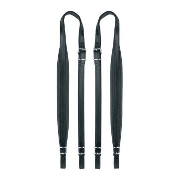 Tracolla Fisarmonica 80-96 Bassi Pelle Black Boston 45-L-CS