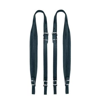 Tracolla Fisarmonica 48-72 Bassi Pelle Black Boston 45-M-CS