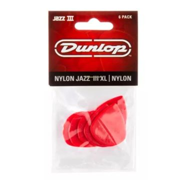 Dunlop 47PXLN Blister plettri Nylon Jazz III XL 6pz 1.38mm