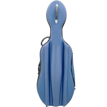 Custodia Violoncello 4/4 rigido blu 