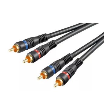 Cavo 2 rca M/2 rca M 5 mt Atomic4DJ