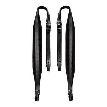 Tracolla Fisarmonica 80-96 Bassi Cuoio/Velluto Black Boston 60-L-CV