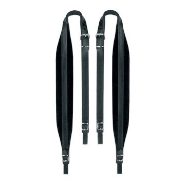 Tracolla Fisarmonica 80-96 Bassi Cuoio/Velluto Black Boston 60-L-LV