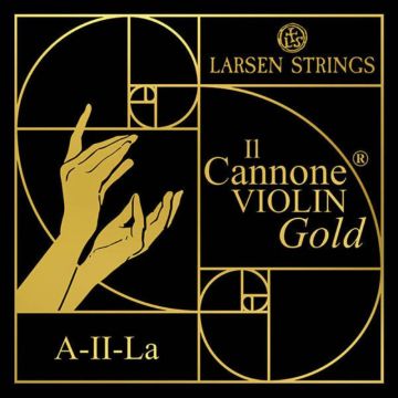 Corde Violino 4/4 Larsen Il Cannone gold
