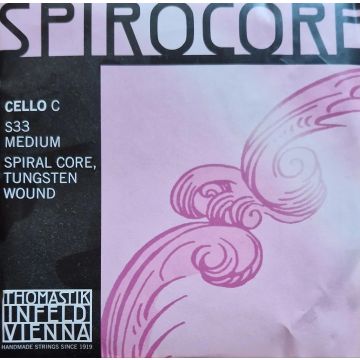 Corda Violoncello 4/4 Thomastik Spirocore DO rivestimento in tungsteno S33