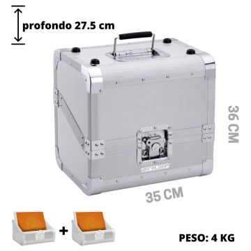 Reloop 80 RECORD CASE SILVER