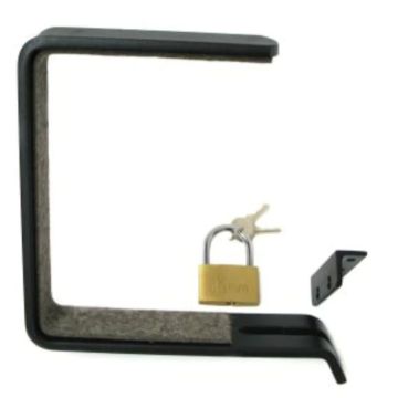 Serratura con staffa FTP per pianoforte verticale/coda ferma cilindro tastiera int.17,5cm